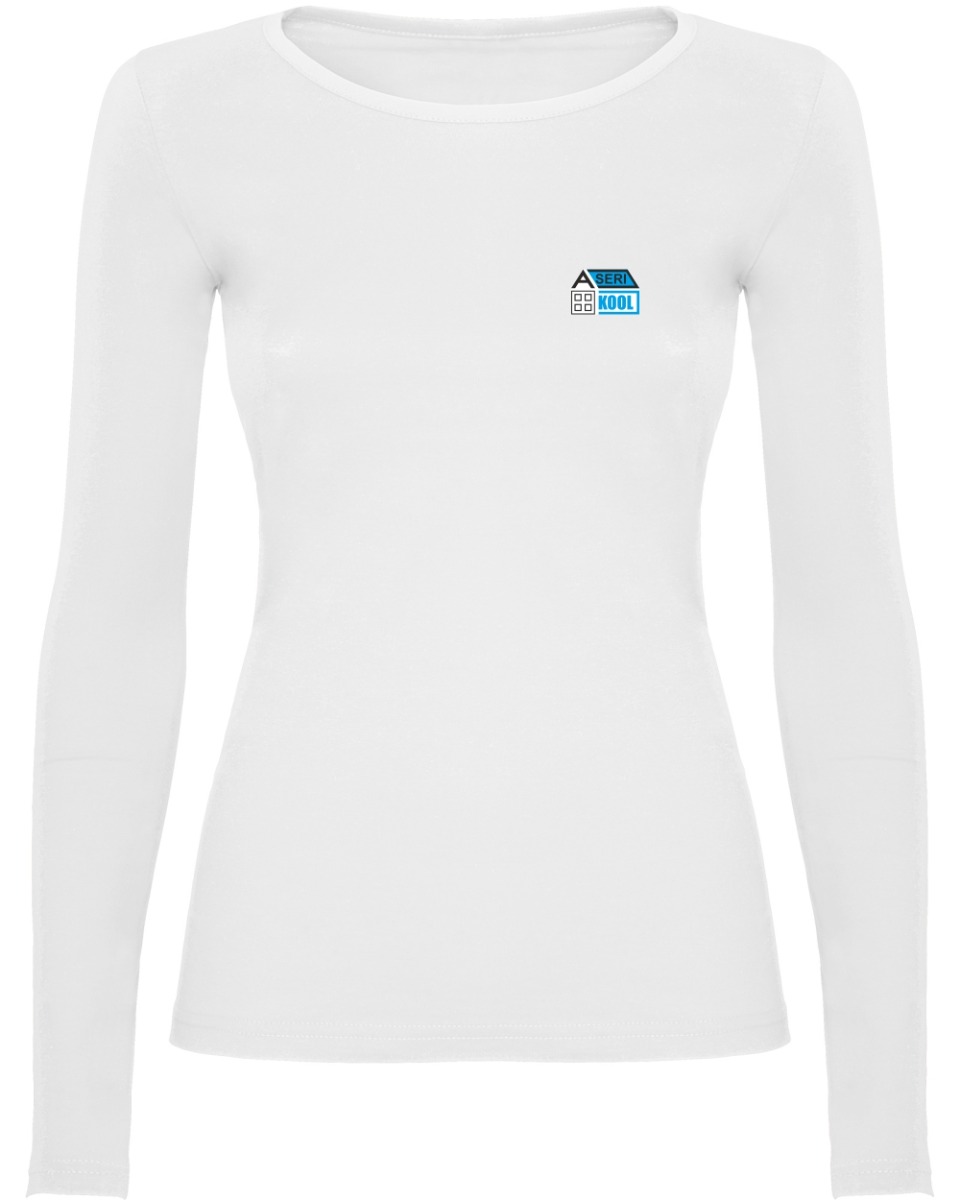 Naiste pikkade varrukatega särk, valge