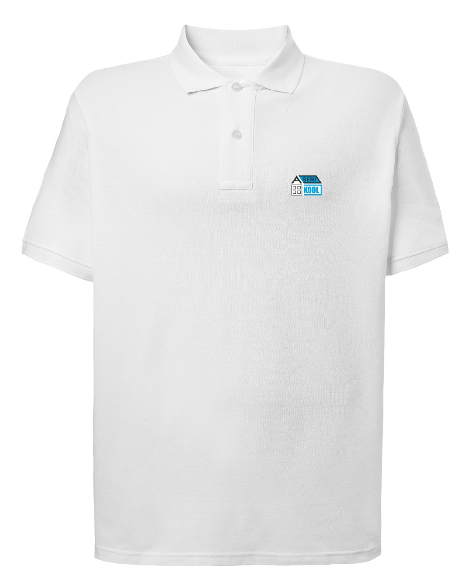 Meeste polosärk, valge