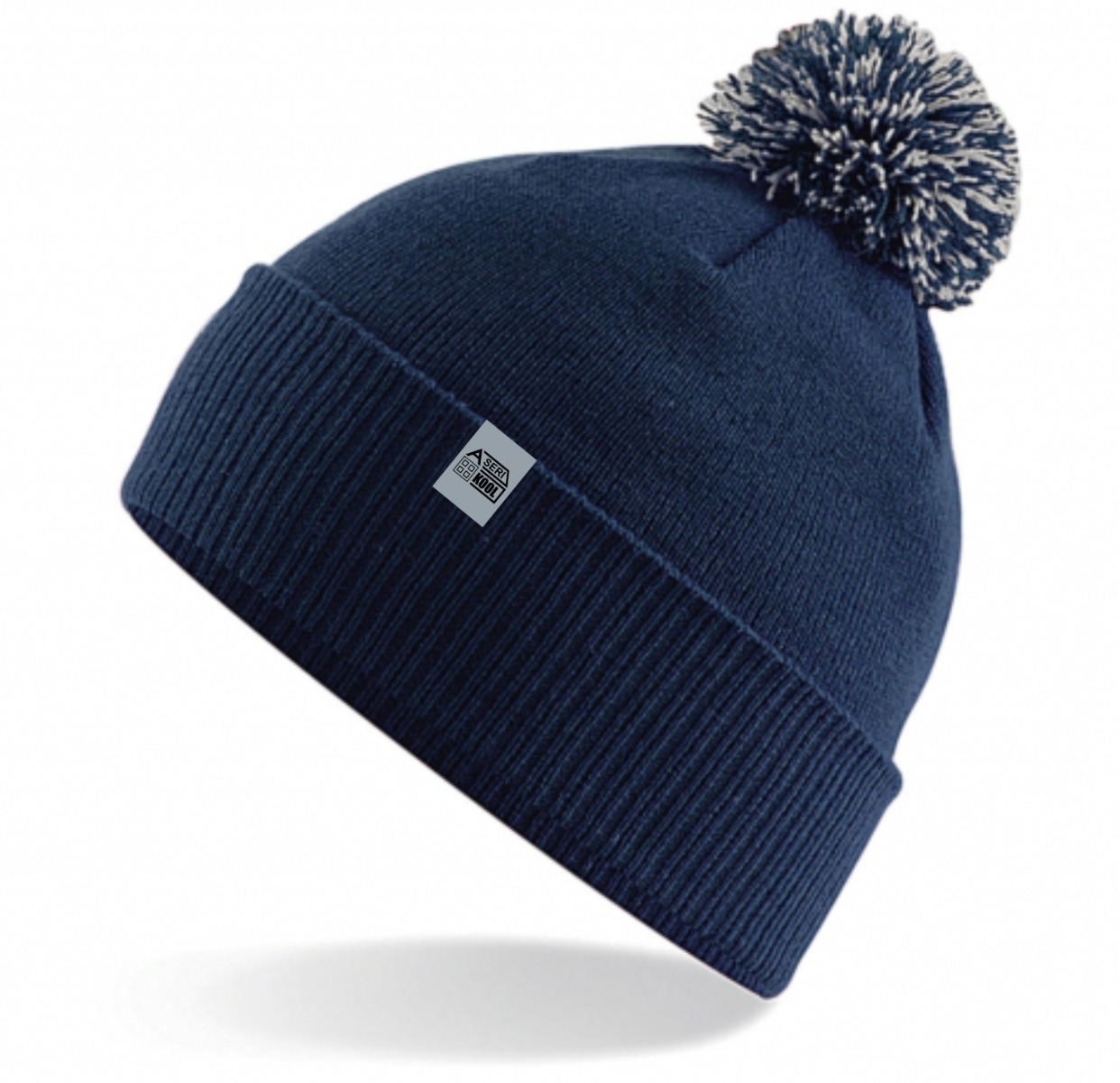 Tutimüts, tumesinine-hall