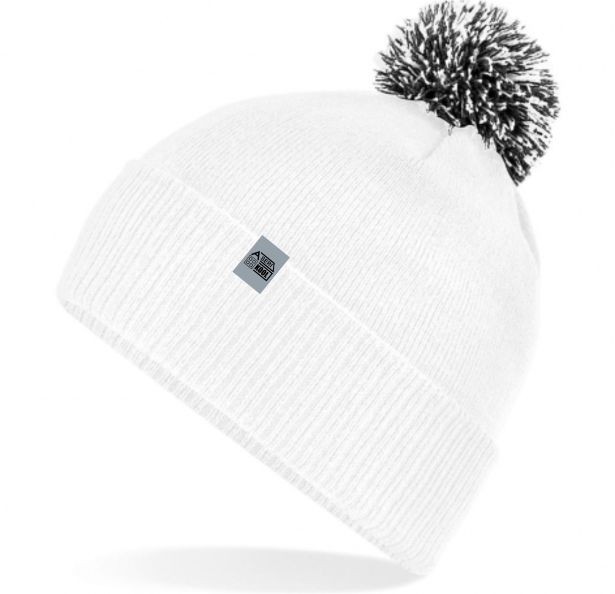 Tutimüts, valge-must